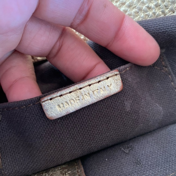 VINTAGE RARE BURBERRY HAYMARKET NOVA CHECK METALLIC SHOULDER  BAG - Picture 6 of 13